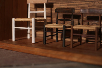 1:6 Scale 1:8 Scale Woven Chair Miniature Dollhouse Furniture