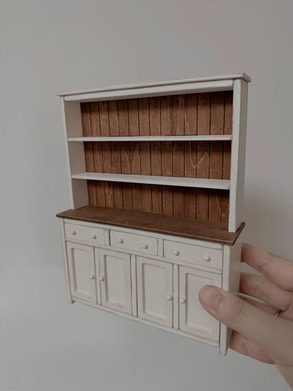 1:6 Scale Miniature Wooden Cabinet Dollhouse Furniture For Living Room Kitchen BJD Blythe