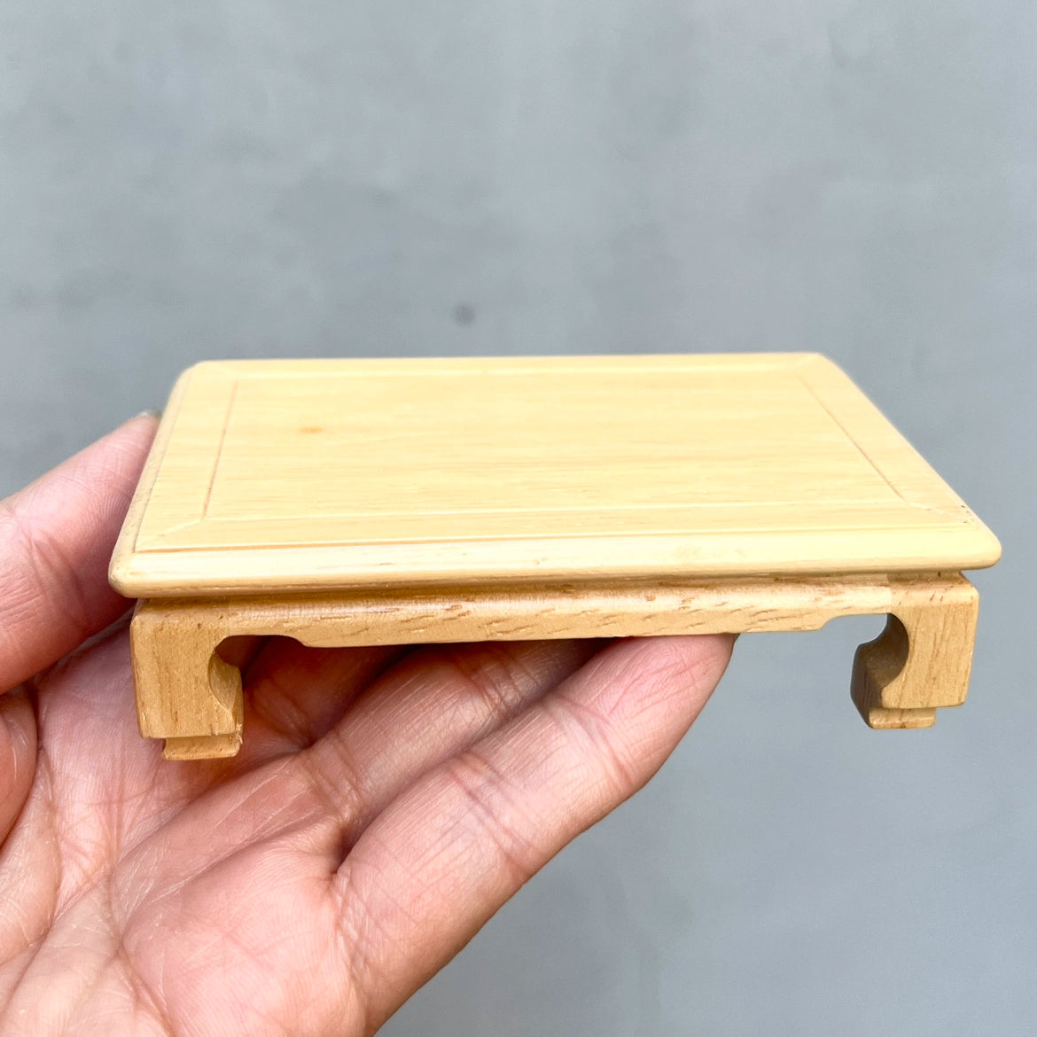 Mesa de té en miniatura a escala 1:12 para muebles de casa de muñecas: perfecta para escenas BJD, Blythe y OB11 en estilo chino y japonés.