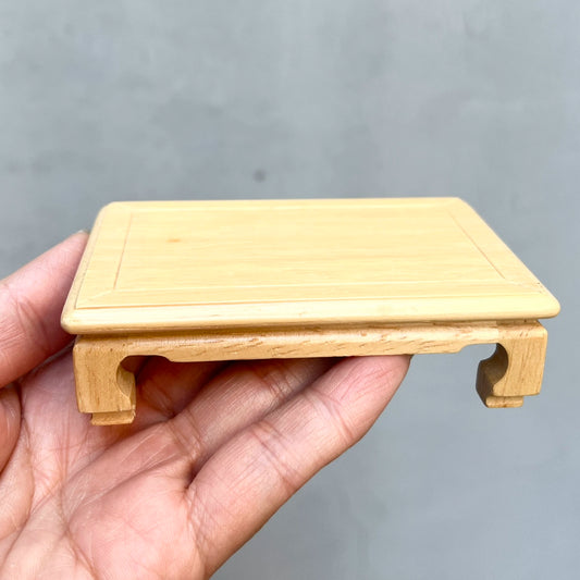 Mesa de té en miniatura a escala 1:12 para muebles de casa de muñecas: perfecta para escenas BJD, Blythe y OB11 en estilo chino y japonés.