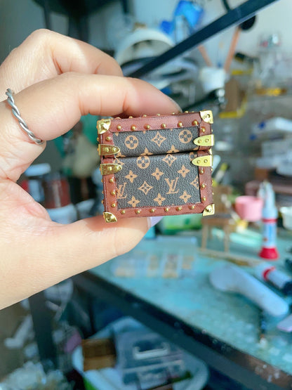 Valise rigide miniature pour maison de poupée à l'échelle 1:6, 5 tailles disponibles