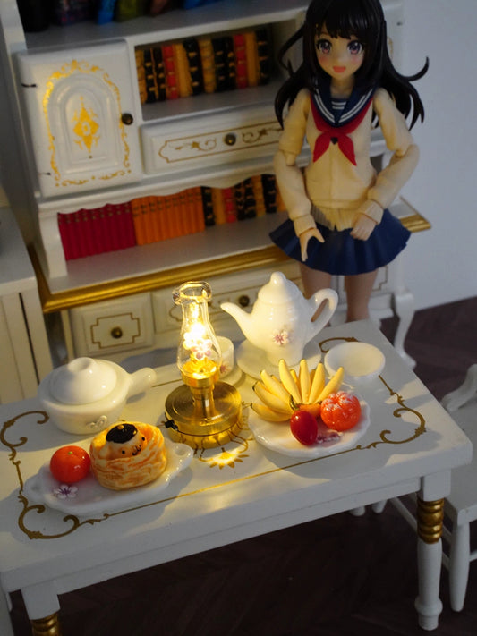 Casa de muñecas en miniatura OB11 a escala 1:12, muebles de madera, conjunto de sala de estar para casa de muñecas en miniatura GSC