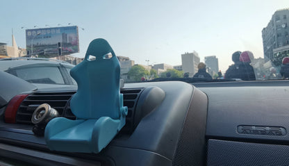 Asiento de coche en miniatura a escala 1:12 para muñecas Blyth Molly OB11 OB24, muebles en miniatura