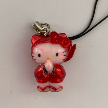 Accesorios para casa de muñecas en miniatura a escala 1:12, juego de comida de Hello Kitty, colgante para teléfono, colección defectuosa