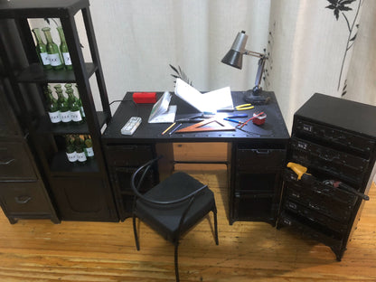 1:6 Scale Industrial Style Miniature Furniture For Blythe BJD Dollhouse