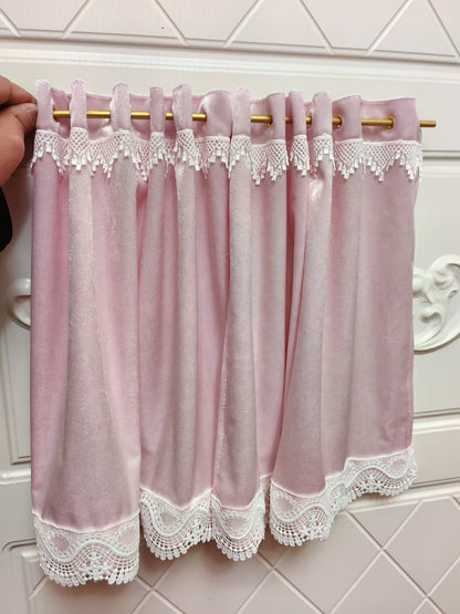 Rideaux miniatures pour maison de poupées BJD, échelle 1:6 et 1:12