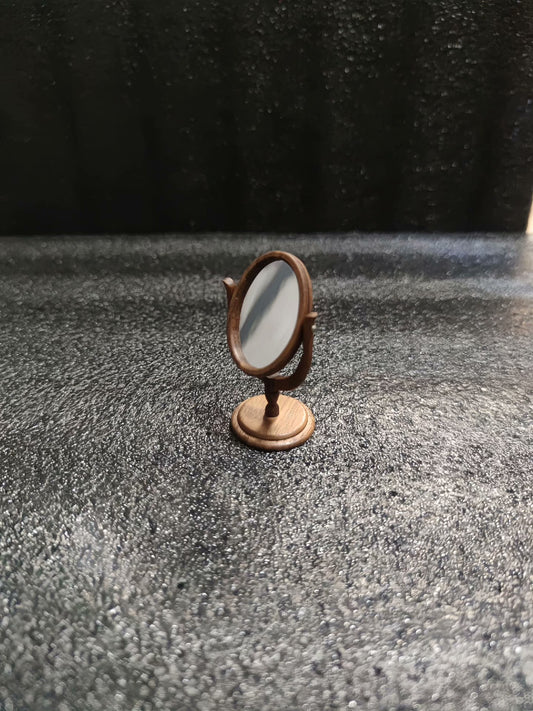 Miroir de commode en bois à l'échelle 1:6, meuble miniature pour maison de poupée Blythe BJD