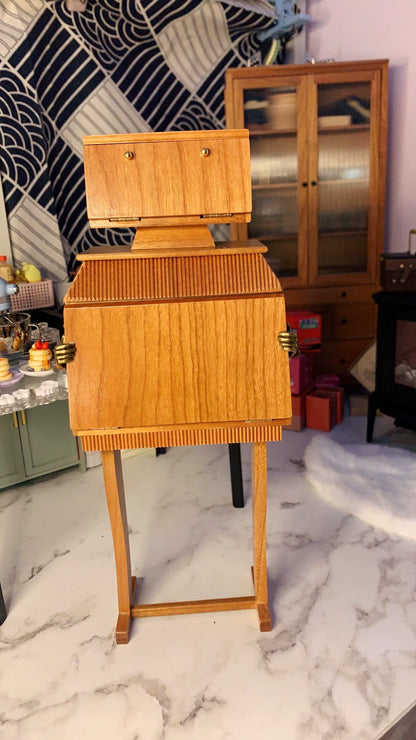 1:6 Scale Robot Bar Cabinet Miniature Dollhouse Furniture For Dolls