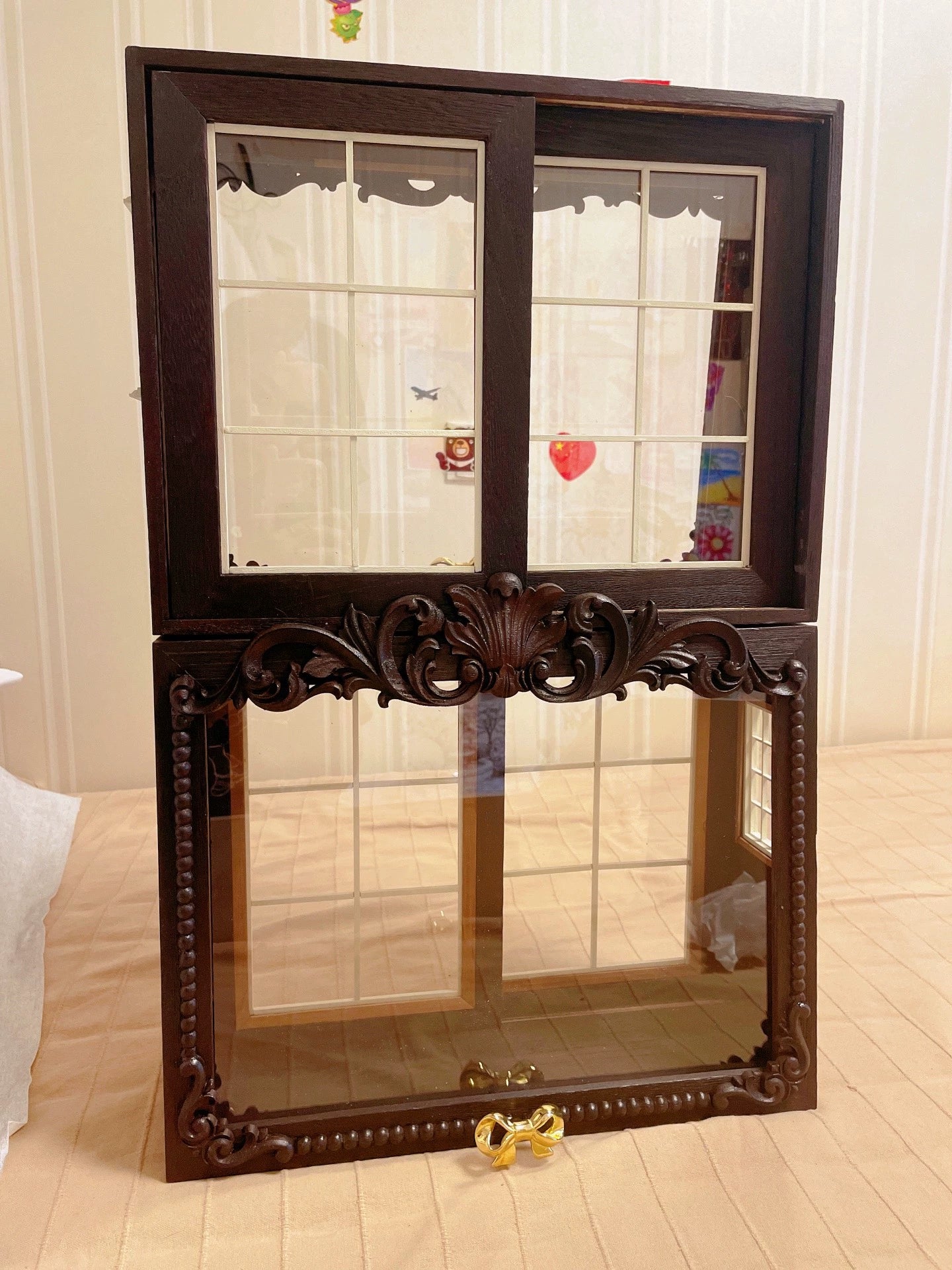 1:6 Scale Blythe Doll Wooden Vintage Distressed Dollhouse Custom Miniature Furniture