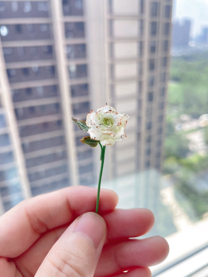 1:6 Scale Miniature Dried Rose Bouquet For Blythe Dollhouse Decor