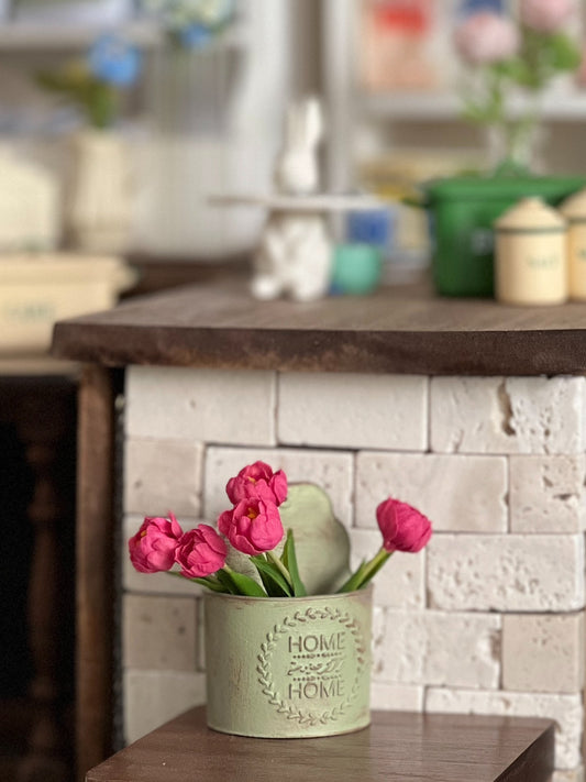1:6 Scale Miniature Tulips For Blythe Dollhouse Accessories
