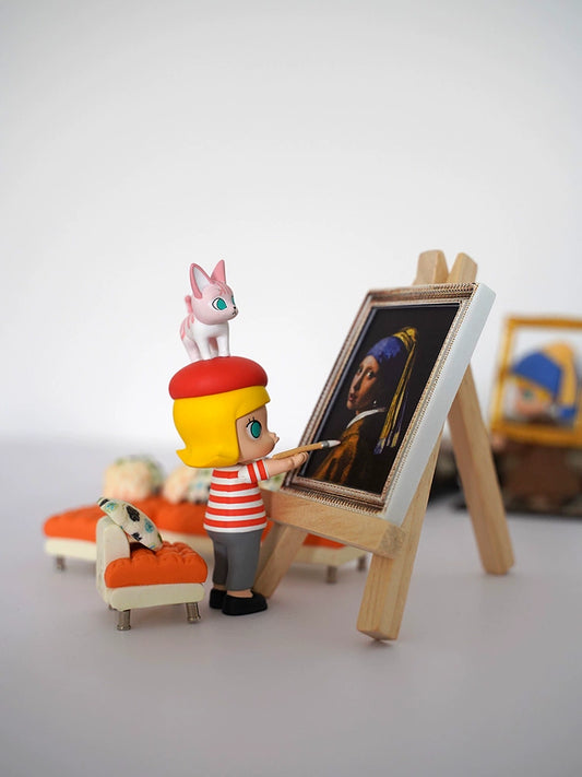 Conjunto de muebles de sala de estar para casa de muñecas en miniatura a escala 1:12, decoración de sofá para exhibición de figuras Nendoroid