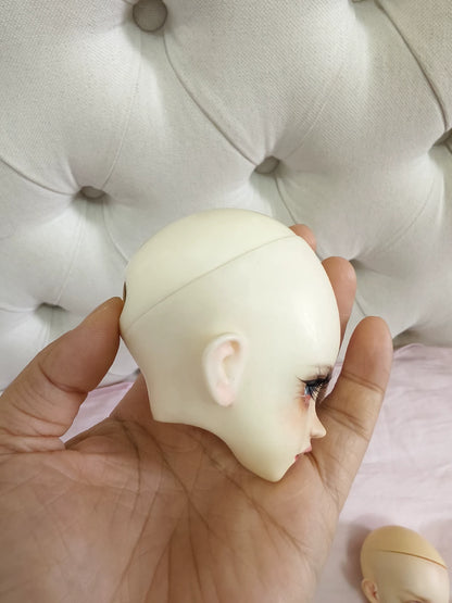 1:3 Scale BJD Doll Head Mermaid Theme White Skin Resin Casting For Ball Jointed Dolls Miniature Collectible
