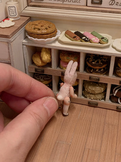 1:12 Scale Miniature Bread Basket Dessert Basket Miniature Dollhouse Furniture Retro Handmade