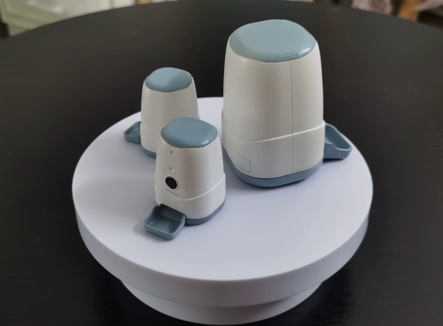 Distributeur de nourriture pour animaux de compagnie à l'échelle 1:12, accessoire miniature pour maison de poupée Blythe