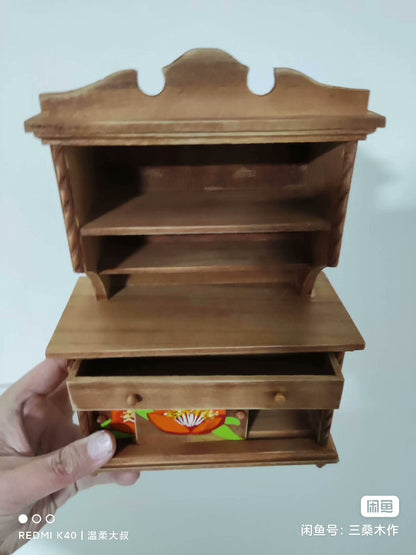 Mueble de madera en miniatura para casa de muñecas BJD Blythe a escala 1:6