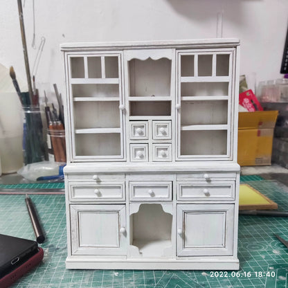 Mueble de madera en miniatura para casa de muñecas BJD Blythe a escala 1:6