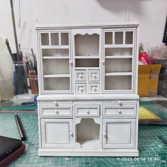 Meuble miniature en bois pour maison de poupée, échelle 1:6, pour poupées BJD et Blythe