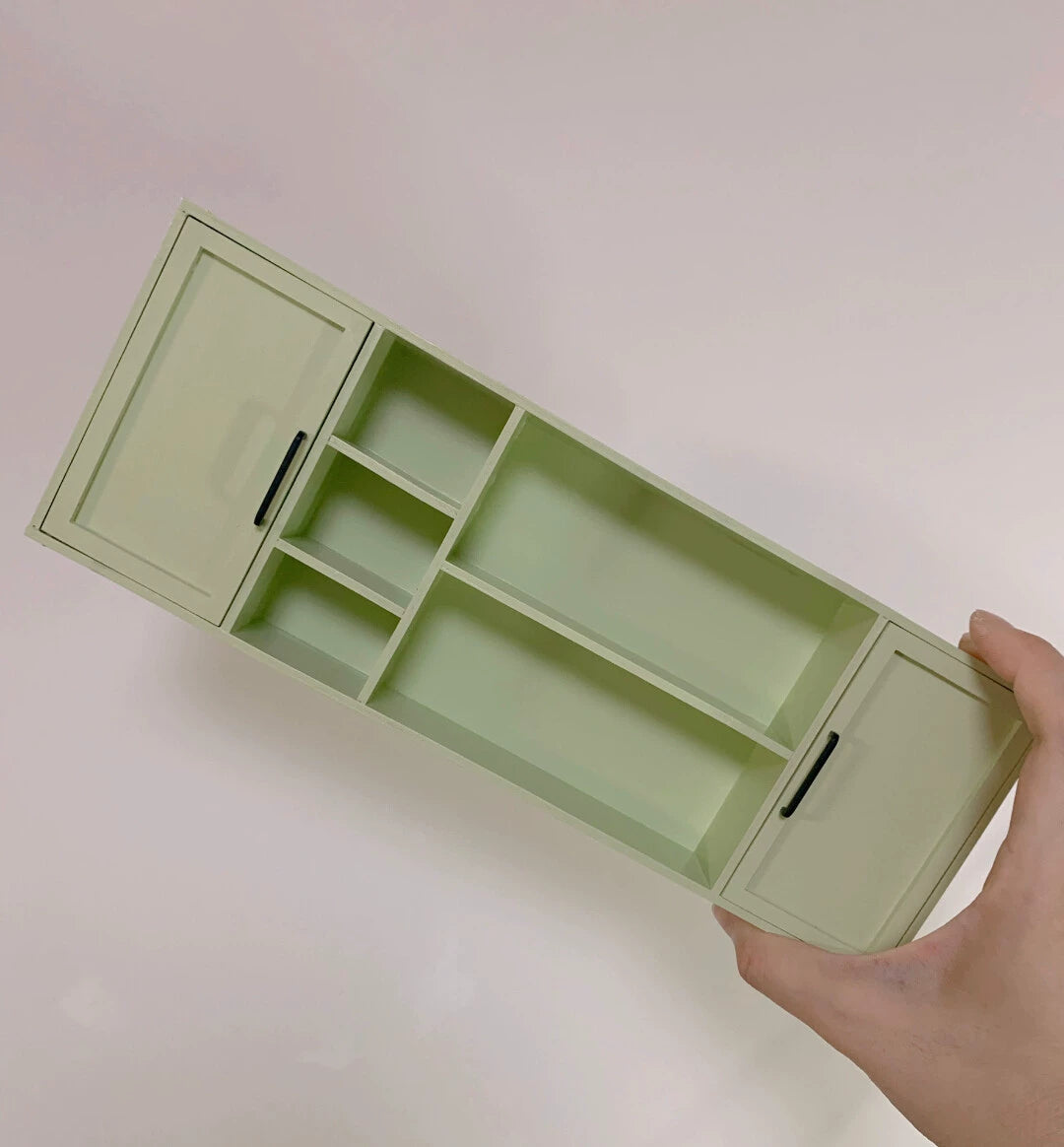 1:6 Scale Wooden Cabinet Miniature Dollhouse Furniture For Blythe Dolls