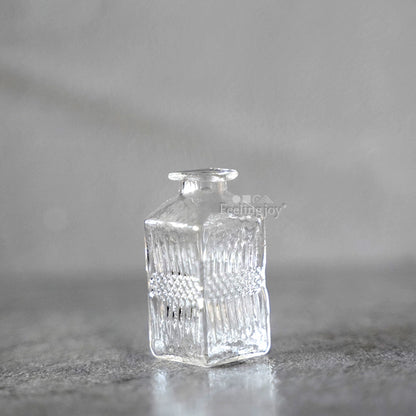 Vase miniature en verre à l'échelle 1:6, pot de fleurs, accessoire pour maison de poupée BJD, artisanat en argile, accessoires de scène DIY