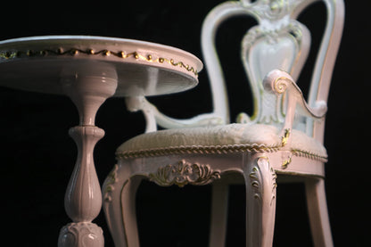 1:3 Scale 1:4 Scale 1:6 Scale BJD Dollhouse Furniture European Classic Wooden Table And Chairs Miniature Dollhouse Accessories
