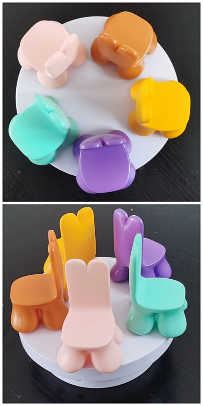 1:6 Scale Elephant Leg Chair Miniature Dollhouse Furniture For Ob11 Blythe Molly Dolls