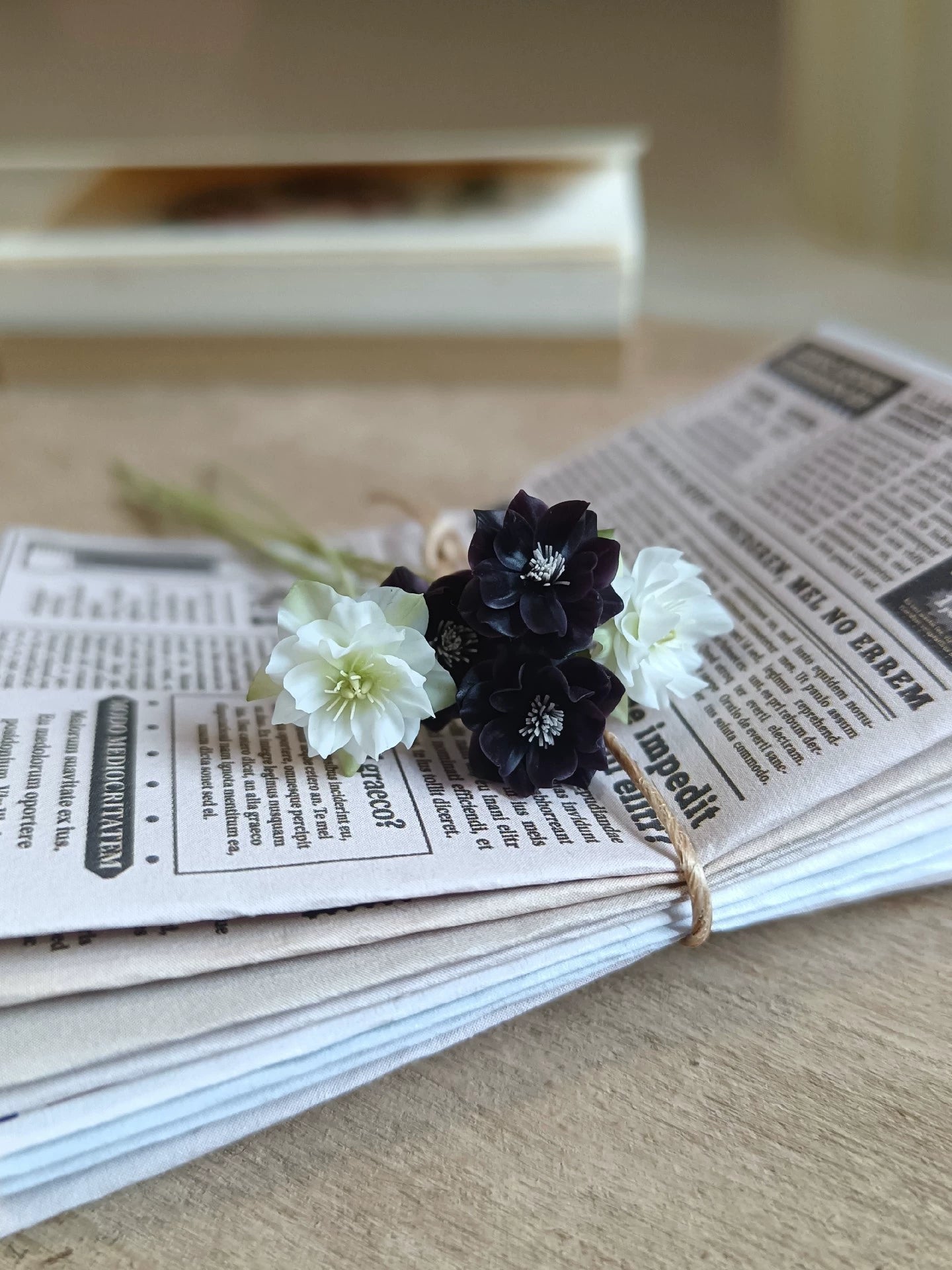 1:6 Scale Miniature Clay Flower BJD Blythe Dollhouse Decor