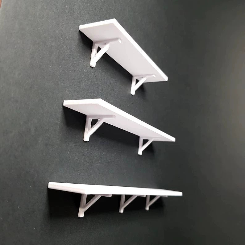 Étagère murale miniature pour maison de poupée à l'échelle 1:12