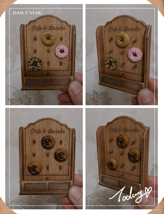 1:12 Scale Miniature Bread Basket Dessert Tray Dollhouse Kitchen Accessory Miniature Furniture