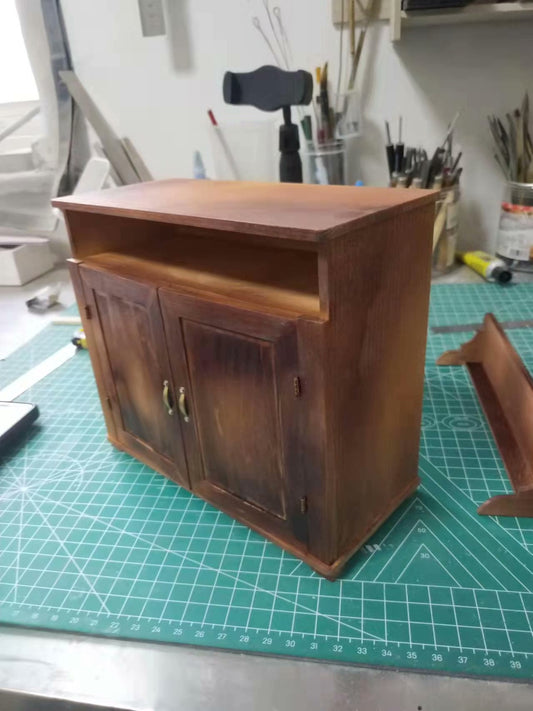 Meuble miniature en bois pour maison de poupée, échelle 1:6, pour BJD, Blythe, Holala, Ob11
