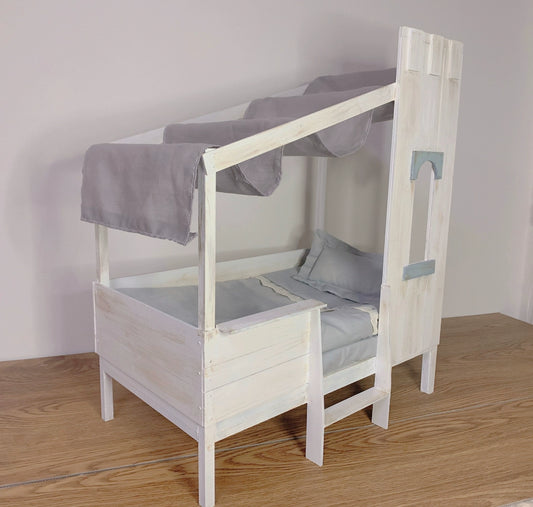 1:6 Scale 1:12 Scale Dollhouse Furniture Miniature Bed Sofa For Blythe Ob11 Dolls