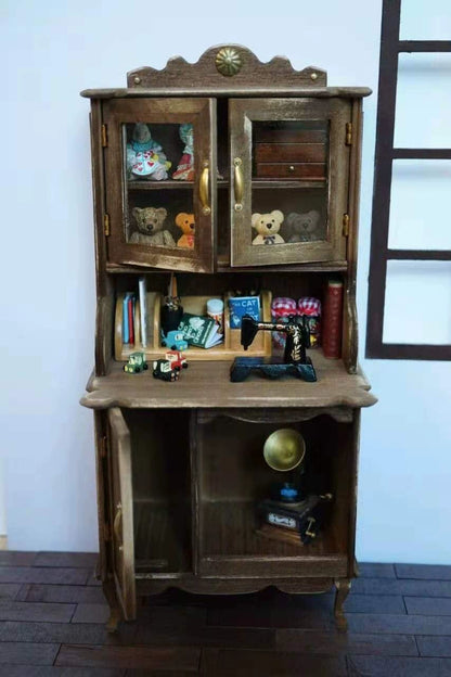 Mueble de madera en miniatura para casa de muñecas BJD Blythe a escala 1:6