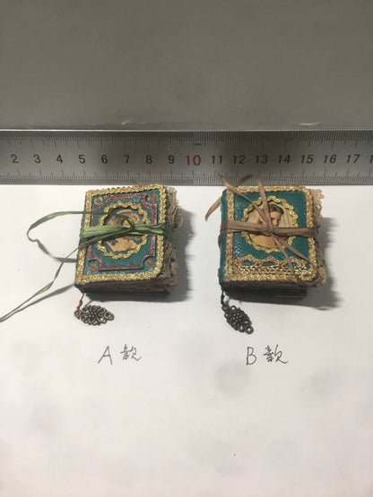 1:6 Scale Miniature Handmade Book Beauty And The Beast Notebook For Blythe Ob11 Dolls
