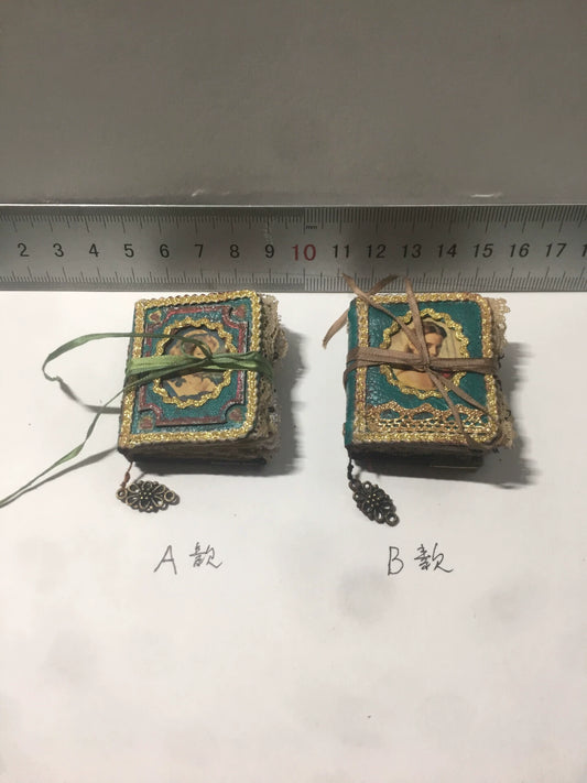 1:6 Scale Miniature Handmade Book Beauty And The Beast Notebook For Blythe Ob11 Dolls