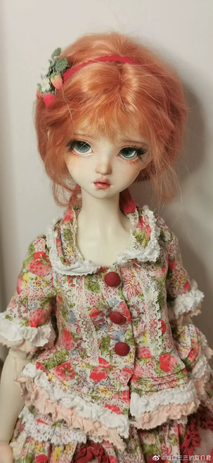 1:3 Scale BJD Doll Head Mermaid Theme White Skin Resin Casting For Ball Jointed Dolls Miniature Collectible