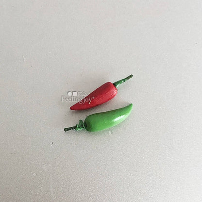 Casa de muñecas en miniatura a escala 1:12, accesorios de escena DIY a escala 1:24, accesorios de modelismo, verduras de arcilla, comida en miniatura