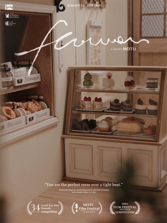 1:6 Scale Wooden Bakery Display Cabinet Miniature Dollhouse Furniture For Dessert Shop