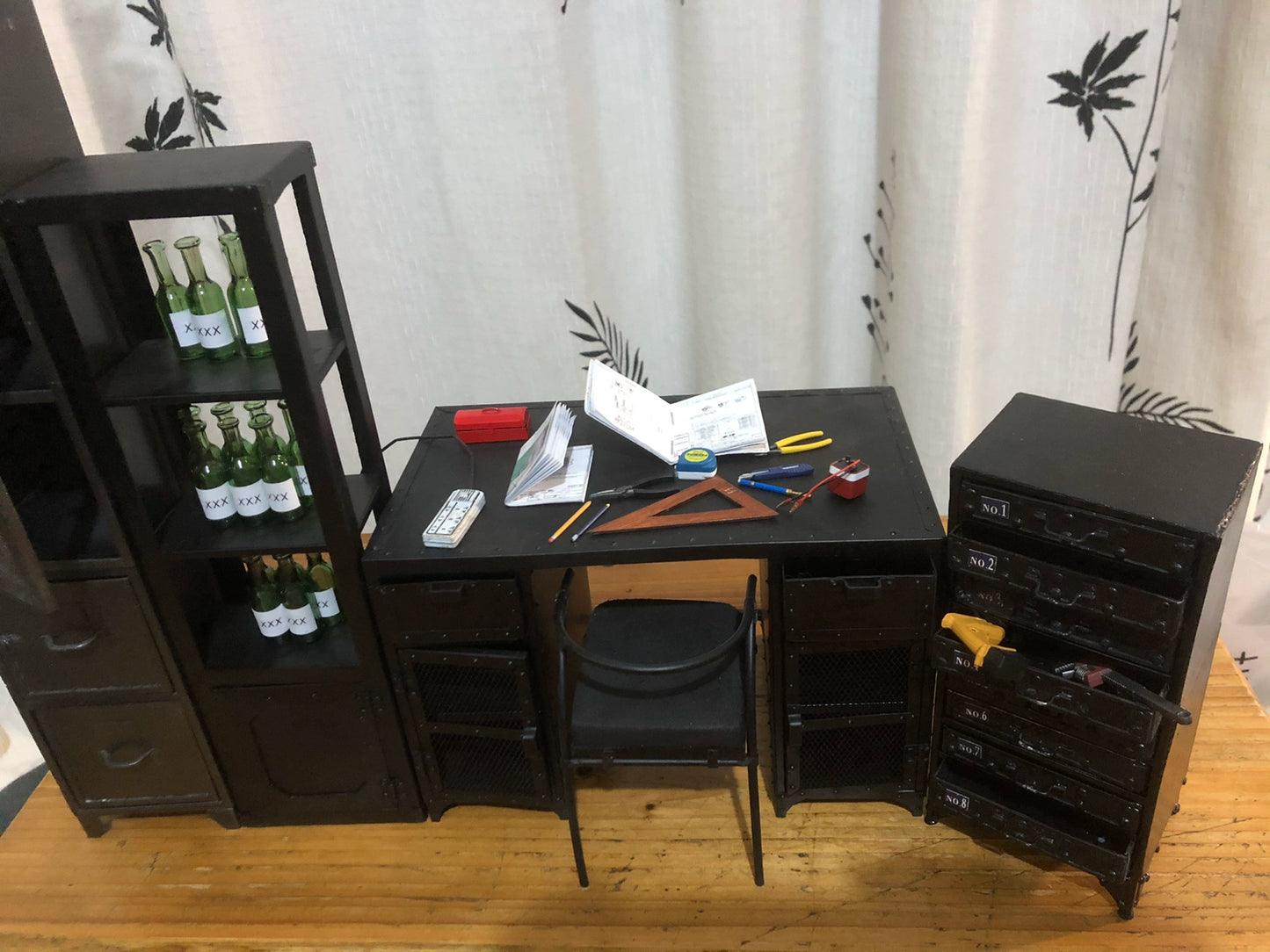 1:6 Scale Industrial Style Miniature Furniture For Blythe BJD Dollhouse