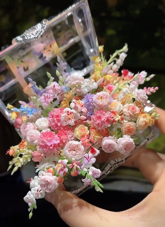 1:12 Scale Miniature Garden Treasure Box Dollhouse Accessory