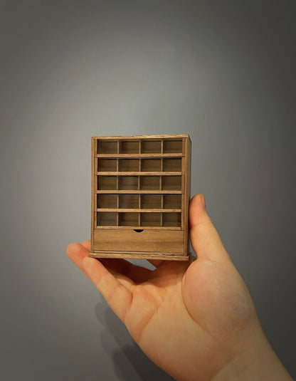 Mueble de madera en miniatura para casa de muñecas Blythe OB11 a escala 1:6