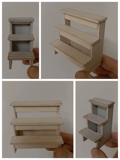 1:6 Scale Vintage Wooden Cabinet Wall Shelf Kitchen Miniature Dollhouse Furniture For Blythe Doll