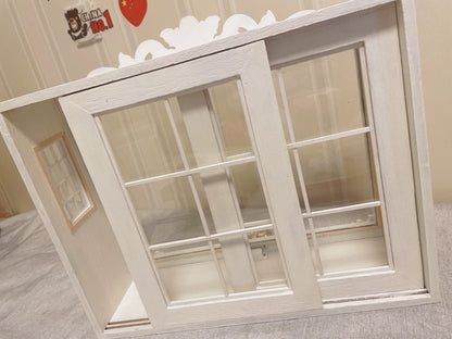 Vitrine de poupée blanche personnalisée à l'échelle 1:6 pour poupée Blythe, meubles miniatures pour maison de poupée