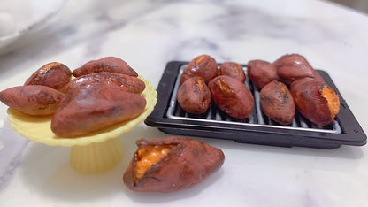 1:12 Scale Miniature Roasted Sweet Potato Dollhouse Food Accessory For Kitchen Scene