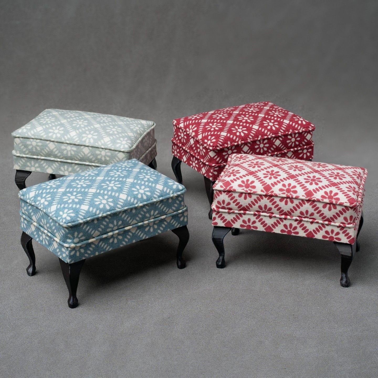 Sillón individual a escala 1:6, muebles en miniatura para casa de muñecas