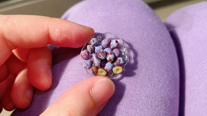 1:12 Scale Soft Clay Miniature Plums For BJD OB11 Dollhouse Accessories