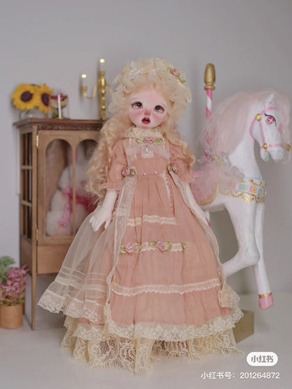 1:6 Scale Blythe Doll Stand Rotating Carousel Miniature Display Base