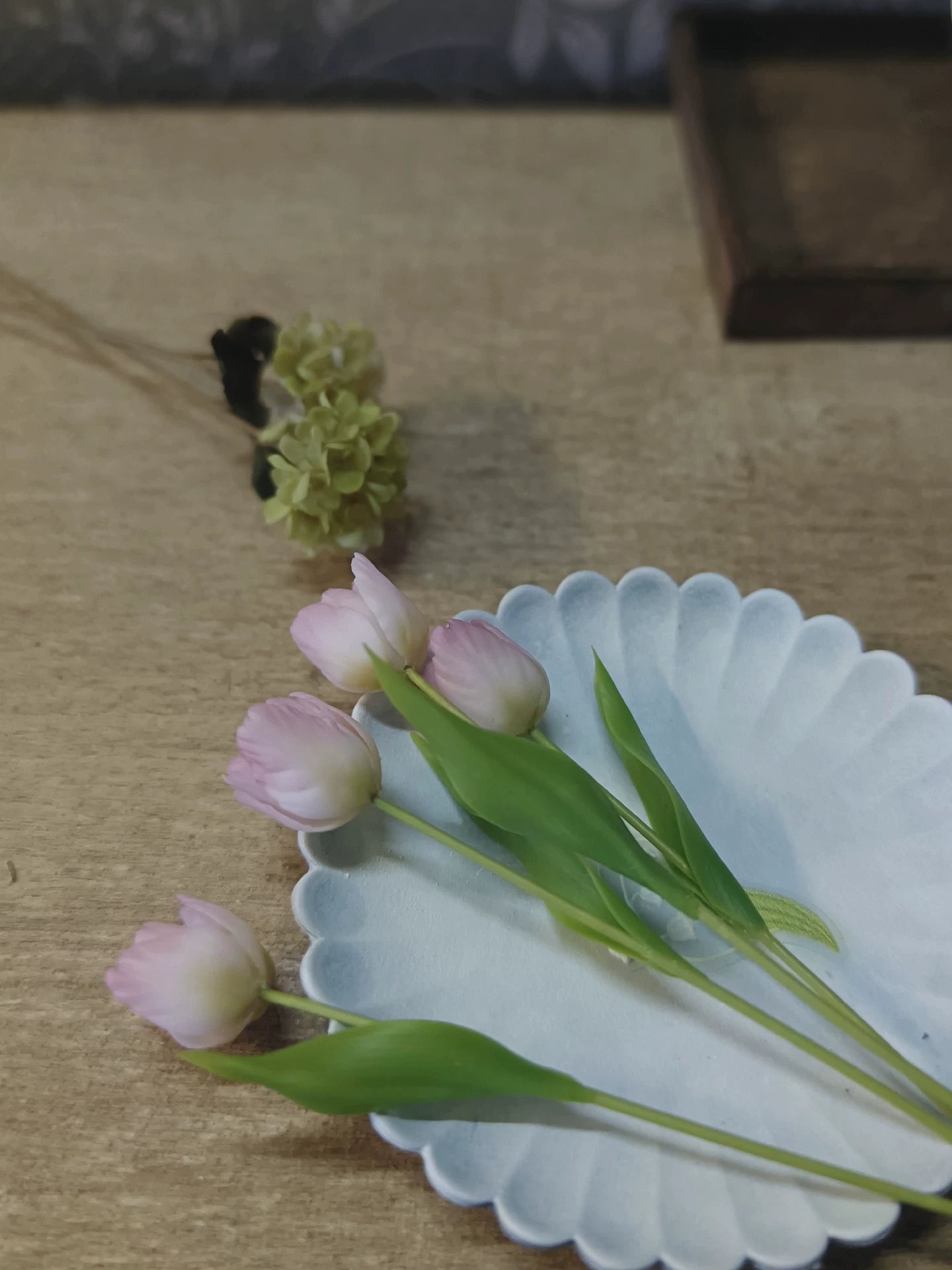 1:6 Scale Miniature Tulip Clay Flower BJD Dollhouse Decor Blythe Accessory