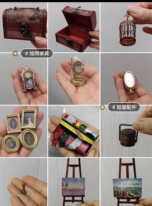 1:12 Scale 1:8 Scale 1:6 Scale BJD Blythe Ob11 Miniature Dollhouse Furniture