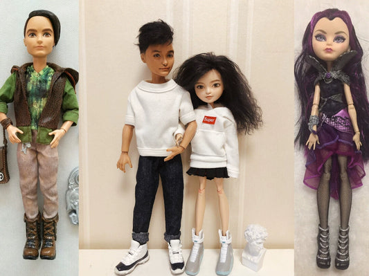 1:6 Scale Miniature Doll Hunter And Queen With Realistic Makeup