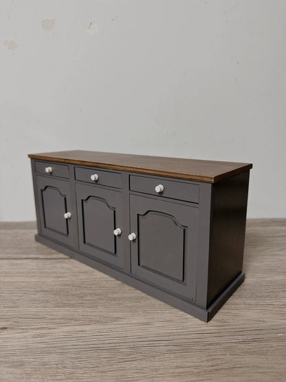 1:6 Scale Wooden Cabinet Sideboard Miniature Dollhouse Furniture For Blythe BJD Dolls